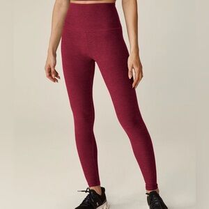 Women's Burgundy Leggings
